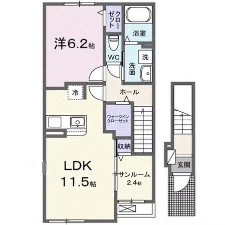 グラジオラス　Ⅲの物件間取画像